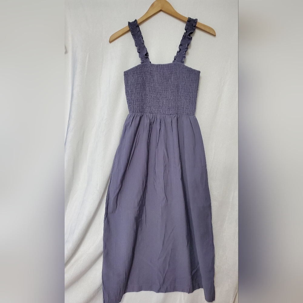 NSR Smocked Ruffle Strap Dress Size XS